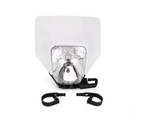 Clynex Universal 2018 White Motorcycle Headlight Headlamp Lamp Light Dirt Bike Motocross Supermoto Fairing Motorbike Indicator Light
