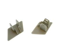 Clynex Unpainted Front Bumper Headlight Washer Spray Nozzle Jet Cover Cap, for, E90 E91 328xi 320i 325i 335i 61677211209 61677211210 Headlight Washer Nozzle Cover(Black SET)