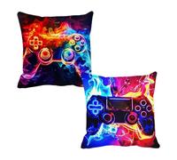 Clyrax 2 PCS Gaming Pillow Covers, Double-Sided Gamer Gifts for Boys, Polyester Cushion Covers, Pillow Case, for Bed Sofa Chair, Gifts for Gamers Teens (45 * 45cm)