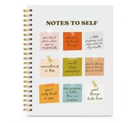 Clyrax Note to Self Mental Health Journal, Journals for Women with Positive Affirmation Theme, Motivational Gifts A5 80 Pages Diary Notebook for Mood Plans Office Study Wellbeing