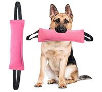 Clysoru Tug of War Dog Toy Bite with 2 Strong Handles Made of Durable Tear Resistant Strong Stitches