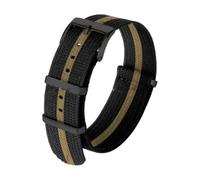 CLywdp 20/22mm Nylon Watch Strap, Textile Woven Design, Replacement Strap