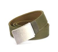 CLywdp Men's Canvas Belt, 105-120cm Zinc Alloy, Reversible Outdoor Waistband,105
