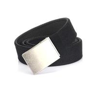 CLywdp Men's Canvas Belt, 105-120cm Zinc Alloy, Reversible Outdoor Waistband,115