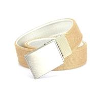 CLywdp Men's Canvas Belt, 105-120cm Zinc Alloy, Reversible Outdoor Waistband,120