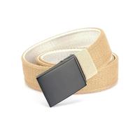 CLywdp Men's Canvas Belt, 105-120cm Zinc Alloy, Reversible Outdoor Waistband,120