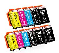 Clywenss 11-Pack Compatible 202XL Ink Cartridges Multipack for Epson 202 XL