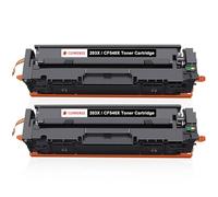 Clywenss 203X Toner Cartridges Replacement for HP CF540X CF-540X, 2-Black | for HP Color Laserjet Pro MFP M281fdw M254dw M281fdn M281cdw M280nw M254nw M254dn M281 M254 Printer 203A CF540A CF-540A Toner