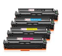 Clywenss 207A Toner Cartridges Set (With Chip) Compatible with HP 207A 207X for Color LaserJet Pro MFP M283fdw M255dw M255nw M282nw W2210A W2211A W2212A W2213A, 4-Pack (Black Cyan Magenta Yellow)