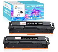 Clywenss 410A Toner Cartridges Black Compatible with HP CF410A 410X, 2-Pack
