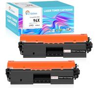 Clywenss 94X Toner Cartridges Black Compatible with HP CF294X 94A, 2-Pack