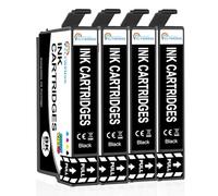 Clywenss Compatible 405XL Ink Cartridges Replacement with Epson 405 XL Multipack for WorkForce Pro WF-4820 WF-3820 WF-7310 WF-7830 WF-7840 WF-4830 WF4820 WF3820 WF7310 WF7830 WF7840 WF4830, 4-Black
