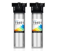Clywenss Compatible T9451 Ink Cartridges for Epson T-9451 WF-C5710, 2-Black