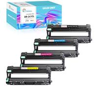 Clywenss DR241CL Drum Unit Compatible with Brother DR-241CL DR-241 DR241 for DCP-9015CDW 9020CDW 9022CDW HL-3140CW 3142CW 3150CDN 3150CDW 3170CDW MFC-9130CDN 9140CDN 9330CDW 9340CDW Printer, 4-Pack