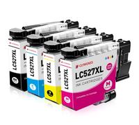 Clywenss LC527XL Ink Cartridges Compatible for Brother LC-527XL LC527 4Pack | High Yield for Brother MFC-J4350DW J4550DW J6760DW J6960DW J6975DW J6977DW J5010DW J5013DW J5110DW J5115DW HL-J5113DW Printer