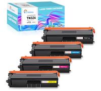 Clywenss TN326 Toner Cartridges Compatible with Brother TN-326 TN321 TN-321 for DCP-L8400CDN DCP-L8450CDW HL-L8250CDN HL-L8350CDW MFC-L8650CDW MFC-L8850CDW Printer, 4-Pack (Black Cyan Yellow Magenta)