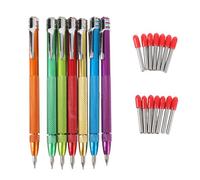 CLZothique 7Pcs Tungsten Steel Marking Pen with Magnetic Tip, Tungsten Carbide Scriber for Metal Glass Ceramic Tile, Includes 14 Replacement Tips for Builders Artists and DIY