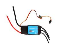 CLZothique Brushless ESC Black 125A Brushless ESC RC Boat, Two Way Water Cooled ESC for RC Boats with Underwater Propeller Support, Reverse Function and Half Slope Start