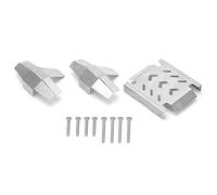 CLZothique Chassis Armor Axle Protection Plate for LOSI LMT 4WD Solid Axle RC Truck, Stainless Steel Metal Guard Plate, Rust - Proof Upgrade Kit with Mounting Screws