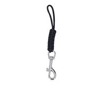 CLZothique Diving Lanyard for Underwater Camera Housing, Multifunctional Stainless Steel and Nylon Carrying Lanyard with Quick Release Buckle for Divers, Snorkelers and Underwater (Black)