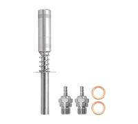CLZothique Glow Plug Igniter RC Engine Starter with N3 Glow Plug, Aluminum Alloy RC Glow Plug Igniter for Methanol Powered RC Car Aircraft Ship, Includes 2 Glow Plugs and Washers (Ti Color)