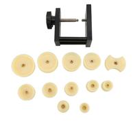 CLZothique Professional Watch Press Tool Set, Manual Watch Back Case Closer with 12 Nylon Dies for Watch Repair, Battery Replacement and Crystal Pressing
