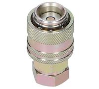 CLZothique PT/PPT Hydraulic Testing Adapter, Quick Connect Female Pressure Measuring Connector, G1/8in Threaded Steel Coupling for High - Pressure Hydraulic System Testing, 40°C to +100°C