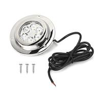 CLZothique Underwater White Light, Marine LED Boat Light, IP68 Yacht Underwater Light with 18W High - Power LEDs, Stainless Steel 316 Housing for Saltwater Environments