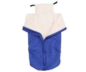CLZothique Warm Blanket Double Layer Thickened Fleece Wrap for Lower Body, Lap Blanket for Chair with Premium Plaid Design, Half Wrap Cover for Mobility Scooter and Cold Weather Use (Blue)