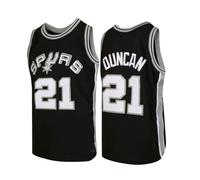 CLZWFZ Adult 21#50# Basketball Jersey Unisex Sleeveless Basketball Tank Top Sports Lining T-Shirt Tank Top,21# Black,XXL