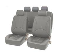 Leather Car Seat Covers Sets for Toyota Avensis Combi T27 T25 T22 Station Wagon Estate 1998-2018, Leather Car Seat Cushion Waterproof Antifouling Car Seat Cover Seat Accessories,1 Grey