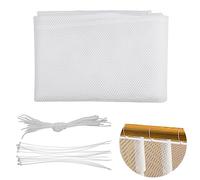 CM 3m Length Safety Rail Net Stair Banister Stair Net with Ropes for Stairs Fence Balcony Baby Bed, Protect Childs Pets Safe