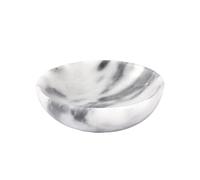 CM CHIC MONDAY 4.72 Inch Mini Decorative Bowls, Natural Small Marble Decorative Bowls for Home Decor, Key Bowl, Coffee Tables Centerpiece, Soap Serving Bowl, Incense Burner, Smudge Bowl