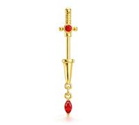 CM Crareesi Mania Sword Vertical Helix Piercing Jewelry 16G Helix Earrings, 6mm, Metal, cubic zirconia