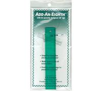 CM Designs Add-an-Eighth Ruler, Green, 8.88 x 4 x 0.25