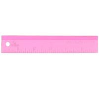 CM Designs CMDesignsRuler6AddAQuarterPink, Pink, 6 "