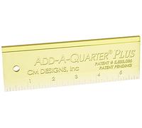CM Designs Ruler 6" Add-A-Quarter Plus, Cotton