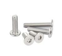 CM M1.6 M2 M2.5 M3 M4 M5 M6 M8 304 A2 Stainless Steel Torx Six-Lobe Ultra Thin Flat Wafer Head Screw Bolt Length=2-50mm(8mm)