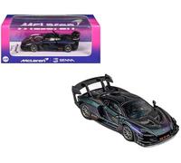CM Model Car Compatible with McLaren Senna GTR Purple Chameleon Metallic Hong Kong Toy Car Salon 2024" 1/64 Diecast Model Car CM64-SENNAGTR-TOYCARSALON