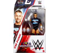 Mattel WWE Elite Action Figure & Accessories, Series #115 6-inch Collectible CM Punk with 25 Articulation Points & Swappable Hands