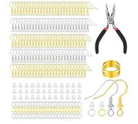 CM-UHNM Earring Making Kit,Earring Hooks for Jewellery Make,Hook for Jew Earrings Jewellery Making for Manual Production Make,DIY