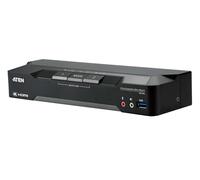 CM1942 2-Port 4K DisplayPort Dual Display Mini-Matrix KVM Switcher