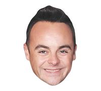 Star Cutouts Ltd CM218 Cardboard Face Mask of Ant Mcpartlin l Talking Point, Fun for Events and Parties, Multicolour