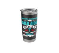 CMA Certified Medication Aide Med Aide Stainless Steel Insulated Tumbler