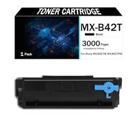 CMADJT MX-B42T MXB42T Black Toner Cartridge Compatible for Sharp MX-B427PW MX-B427W Laser Printer, Standard Yield 3000 Pages, Print Clearly, Easy to Add Powder,3000 Pages-1PCS