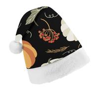 Cmagnifico Christmas Hat,Autumn Pumpkin Leaves Hat for Various Holiday Parties