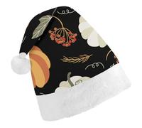 Cmagnifico Christmas Hat,Autumn Pumpkin Leaves Hat for Various Holiday Parties