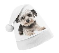 Cmagnifico Christmas Hat,Cute Yorkshire Terrier Hat for Various Holiday Parties