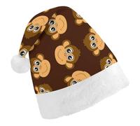Cmagnifico Christmas Hat,Monkey Pattern Hat for Various Holiday Parties