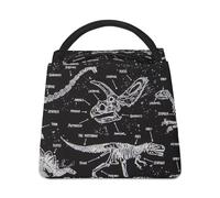 Cmagnifico Cooler Bag, Jurassic Dinosaurs Lunch Bag, Insulated Lunch Tote Bag for Work Camping Travel